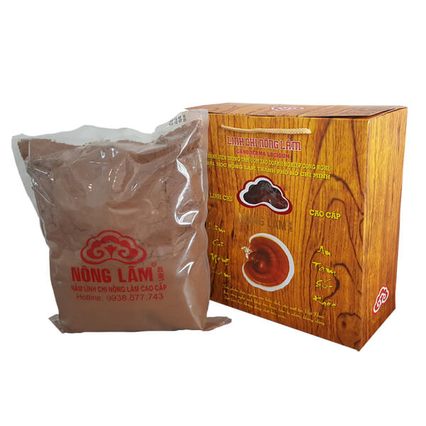 nấm linh chi nông lâm cao cấp dạng bột