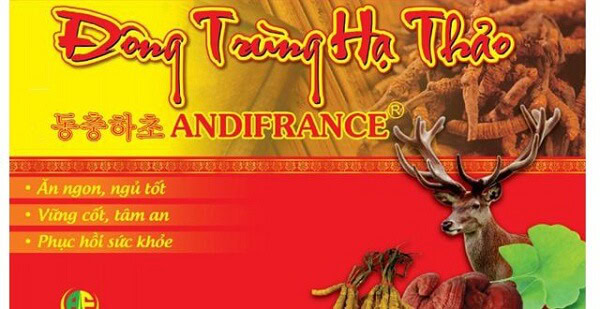 Giá bán đông trùng hạ thảo andifrance