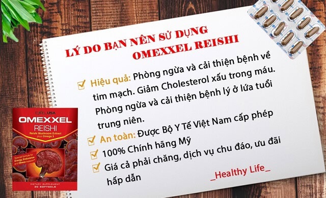 Nấm linh chi Omexxel được đánh giá cao về thành phần dinh dưỡng