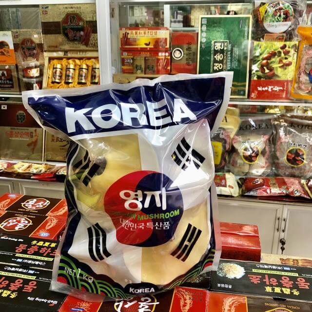 sử dụng Nấm linh chi túi cờ Hàn Quốc