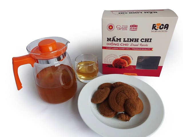 sử dụng nấm linh chi rica