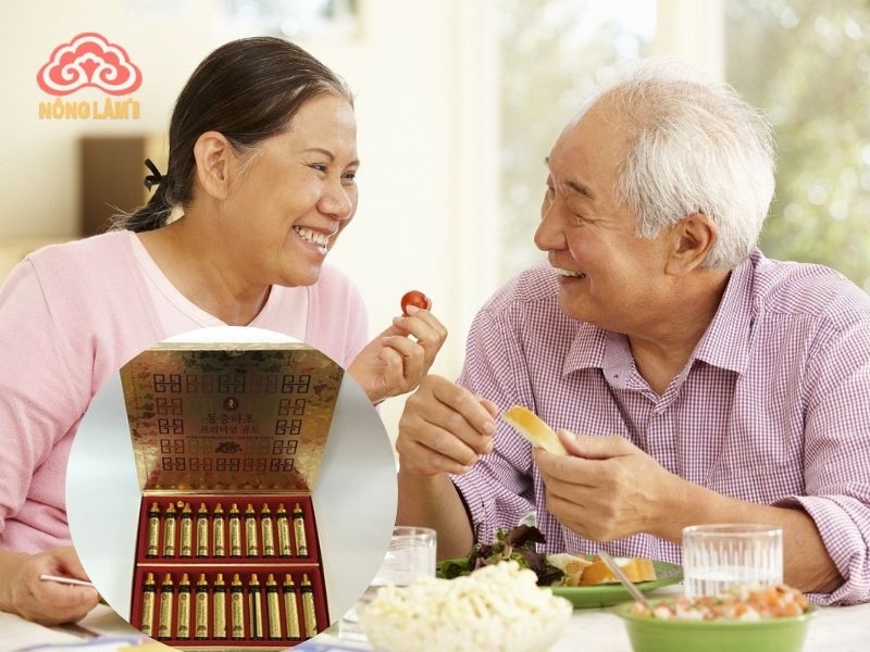 Đông trùng hạ thảo dạng ống bồi bổ cơ thể cho người cao tuổi