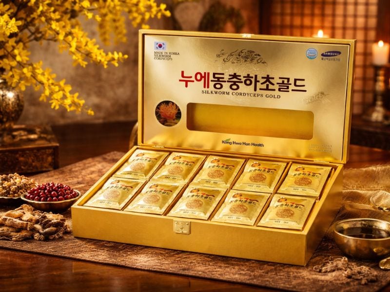 Đông Trùng Hạ Thảo Hàn Quốc: Nguồn Gốc, Thương Hiệu, Giá Bán 7 Đông trùng hạ thảo thương hiệu kanghwa health