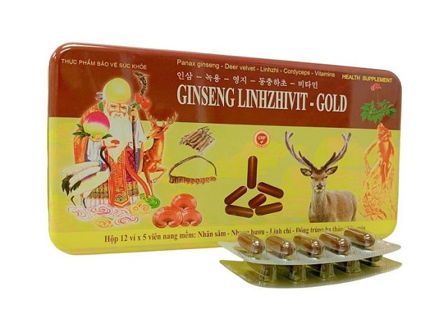 Viên uống nấm linh chi Korean Ginseng Linhzhivit