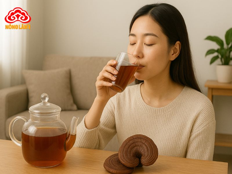 Sử dụng nấm linh chi đỏ hỗ trợ điều trị ngộ độc