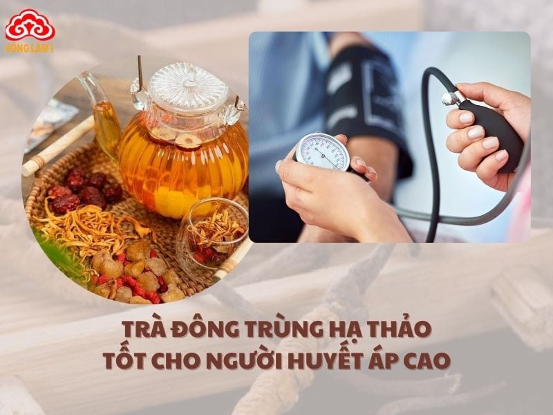 Uống trà đông trùng hạ thảo - Phương pháp đơn giản, hiệu quả cho người cao huyết áp