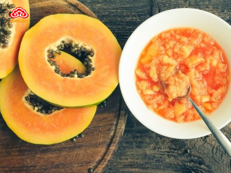 Mặt nạ nấm linh chi & đu đủ (làm sáng và tái tạo da)