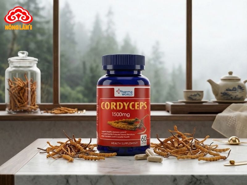 Đông Trùng Hạ Thảo Usa Mỹ: Nguồn Gốc, Sản Phẩm &Amp; Giá Bán 12 Pharma world cordyceps 1500mg