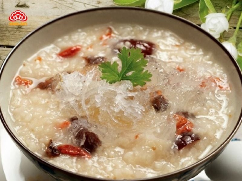 Top 3 Bài Thuốc Nấm Linh Chi Giúp Sữa Mẹ Về Nhanh 9 Cháo nấm linh chi yến sào cải thiện tình trạng tắc sữa