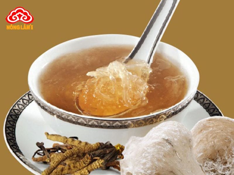 Đông Trùng Hạ Thảo Chống Mệt Mỏi, Suy Nhược Hiệu Quả 12 Chưng yến với đông trùng hạ thảo