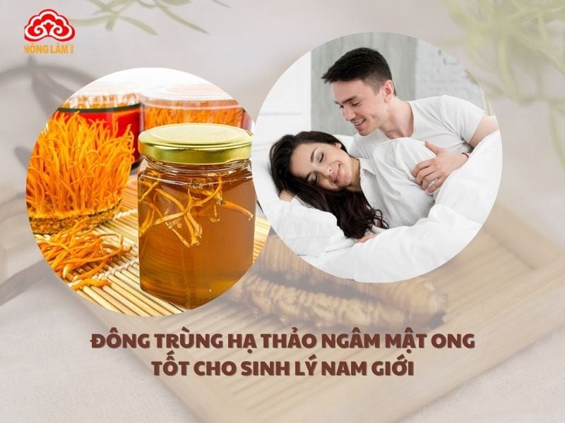 Đông trùng hạ thảo mật ong hỗ trợ cải thiện ham muốn tình dục và khả năng cương cứng.