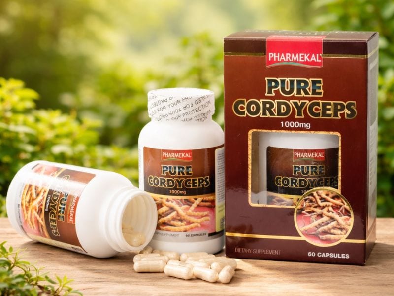 Đông Trùng Hạ Thảo Úc: Nguồn Gốc, Sản Phẩm &Amp; Giá Bán 12 Viên uống đông trùng hạ thảo pure cordyceps pharmekal