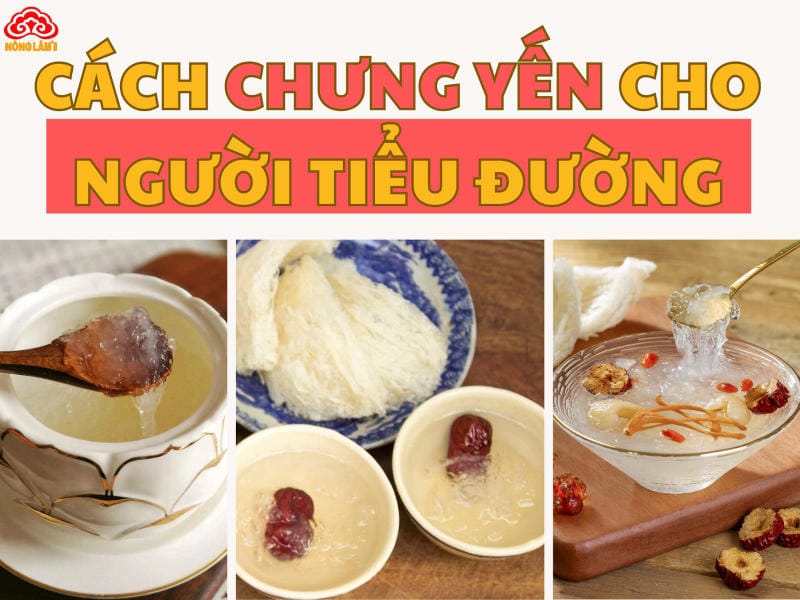 cách chưng yến cho người tiểu đường