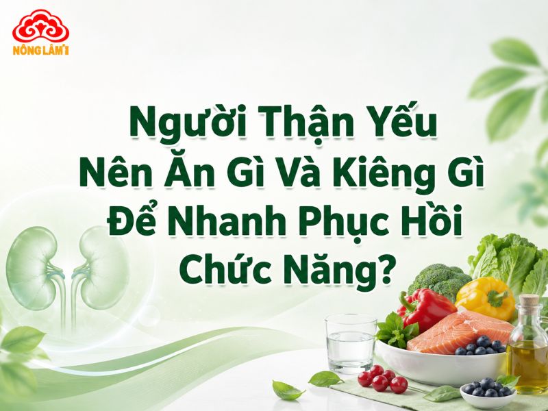 Giải đáp người thận yếu nên ăn gì, kiêng gì nhanh phục hồi